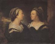 Hyacinthe Rigaud Two Views of the Artist's Mother (mk45) oil painting on canvas